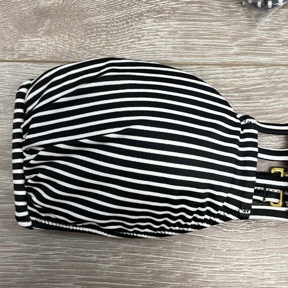 NWOT Victoria’s Secret The Bow Bikini Side Tie Bottom and Strappy Bandeau Top M - Picture 8 of 16